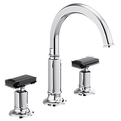BRIZO 65376LF-LHP-ECO INVARI 9 1/4 INCH WIDESPREAD ARC SPOUT 1.2 GPM BATHROOM SINK FAUCET WITH LESS HANDLES