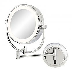APTATIONS 945-2-HW 12 INCH NEOMODERN ROUND MIRROR WITH SWITCHABLE LIGHT COLOR