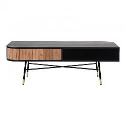 MOE'S HOME COLLECTION BZ-1105-02 BEZIER 47 INCH COFFEE TABLE - BLACK