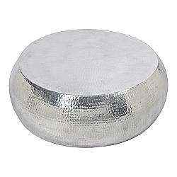 MOE'S HOME COLLECTION FI-1030-30 TABLA 31 1/2 INCH COFFEE TABLE - SILVER