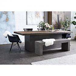 MOE'S HOME COLLECTION BQ-1030-25 KAIA 94 1/2 INCH OAK DINING TABLE - GREY