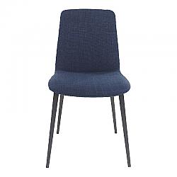 MOE'S HOME COLLECTION EJ-1017-26 KITO 17 1/2 INCH DINING CHAIR, MULTIPLES OF 2 - BLUE