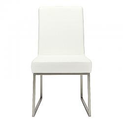 MOE'S HOME COLLECTION ER-2012-18 TYSON 20 INCH DINING CHAIR, MULTIPLES OF 2 - WHITE