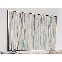 MOE'S HOME COLLECTION FX-1148-37 48 INCH BRAID WALL DECOR WITH FRAME - MULTI-COLOR
