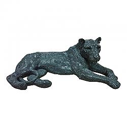 MOE'S HOME COLLECTION LA-1059 26 INCH PANTHERA STATUE, SMALL - BLACK