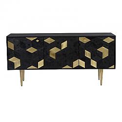 MOE'S HOME COLLECTION BZ-1103-02 SAPPORO 63 INCH SIDEBOARD - BLACK
