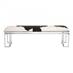 MOE'S HOME COLLECTION OT-1006-30 APPA 60 INCH BENCH - SILVER