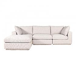 MOE'S HOME COLLECTION RN-1131-39 JUSTIN 114 INCH LOUNGE MODULAR SECTIONAL - TAUPE
