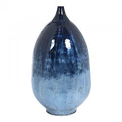 MOE'S HOME COLLECTION IX-1089-26 ANDROS 13 INCH VASE - BLUE