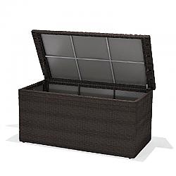 FOREVER PATIO FP-UNIW-CB UNIVERSAL WOVEN 59 INCH FLAT WEAVE CUSHION STORAGE BOX