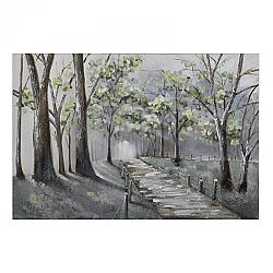 YOSEMITE 3130066 LIGHTED PATH II- 47 INCH W X 32 INCH H WALL ART ON CANVAS, HAND PAINTED WITH 3D ACCENTS
