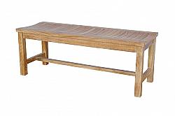ANDERSON TEAK BH-448B CASABLANCA 48 INCH 2-SEATER BACKLESS BENCH