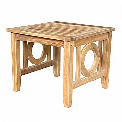 ANDERSON TEAK DS-705 NATSEPA 24 INCH SQUARE SIDE TABLE
