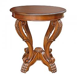 ANDERSON TEAK ST-189 VICTORIAN 36 INCH CLAW FEET SIDE TABLE