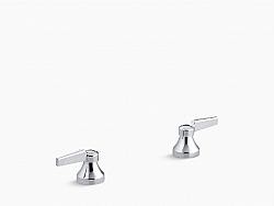 KOHLER K-16012-4-CP TRITON 1 3/4 INCH LEVER HANDLES FOR WIDESPREAD BASE FAUCET - POLISHED CHROME