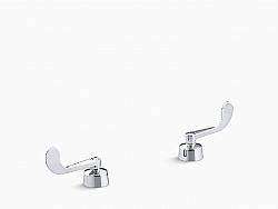 KOHLER K-16012-5-CP TRITON 1 3/4 INCH WRISTBLADE LEVER HANDLES FOR WIDESPREAD BASE FAUCET - POLISHED CHROME
