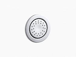 KOHLER K-77119 WATERTILE ROUND 4 7/8 INCH 27-NOZZLE BODY SPRAY WITH KATALYST AIR-INDUCTION TECHNOLOGY