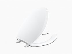 KOHLER K-4650-A-0 LUSTRA ELONGATED TOILET SEAT WITH ANTI-MICROBIAL AGENT - WHITE