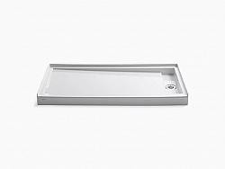 KOHLER K-9948 GROOVE 60 INCH X 32 INCH SINGLE THRESHOLD SHOWER BASE WITH RIGHT HAND DRAIN
