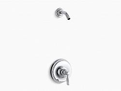 KOHLER K-TLS10583-4 BANCROFT 2.5 GPM RITE-TEMP BATH AND SHOWER VALVE TRIM WITH LEVER HANDLE AND LESS SHOWER HEAD