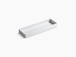 KOHLER K-6230-0 STAGES 16 7/8 INCH UTENSIL TRAY FOR 33 INCH AND 45 INCH SINKS - WHITE