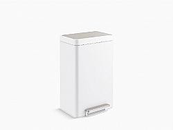 KOHLER K-20956 16 7/8 INCH DUAL-COMPARTMENT STEP TRASH CAN