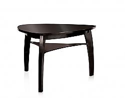 FURNITURE OF AMERICA IDF-3433PT CALLAWAY 53 INCH CONTEMPORARY COUNTER HEIGHT TABLE - BLACK