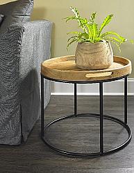 PADMA'S PLANTATION BER06 BREKELEY 21 1/2 INCH END TABLE - NATURAL