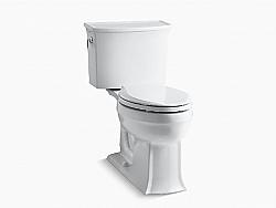 KOHLER K-3551 ARCHER COMFORT HEIGHT 29 INCH TWO-PIECE ELONGATED 1.28 GPF CHAIR HEIGHT TOILET