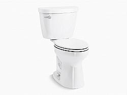 KOHLER K-31621 CIMARRON COMFORT HEIGHT 29 INCH TWO-PIECE ELONGATED CHAIR HEIGHT TOILET WITH LEFT-HAND TRIP LEVER