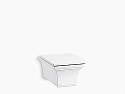 KOHLER K-6918 MEMOIRS 24 3/8 INCH WALL-HUNG COMPACT ELONGATED DUAL-FLUSH TOILET BOWL WITH SLOW CLOSE SEAT
