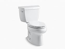 KOHLER K-3575 WELLWORTH CLASSIC 30 INCH TWO-PIECE ELONGATED 1.28 GPF TOILET