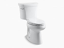 KOHLER K-3949-U HIGHLINE COMFORT HEIGHT 31 5/8 INCH TWO-PIECE ELONGATED 1.28 GPF CHAIR HEIGHT TOILET WITH INSULATED TANK