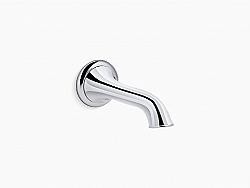 KOHLER K-72791 ARTIFACTS 8 INCH WALL MOUNT BATH SPOUT WITH FLARE DESIGN