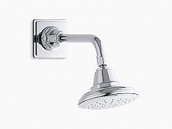 KOHLER K-45417-G PINSTRIPE 5 5/8 INCH SINGLE-FUNCTION SHOWER HEAD WITH KATALYST AIR INDUCTION TECHNOLOGY