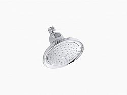KOHLER K-10391-AK DEVONSHIRE 6 INCH SINGLE-FUNCTION WALL MOUNT SHOWERHEAD WITH KATALYST AIR INDUCTION TECHNOLOGY