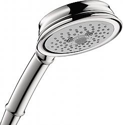 HANSGROHE 049320 CROMA CLASSIC 4 1/2 INCH THREE-FUNCTION HAND SHOWER, 1.5 GPM