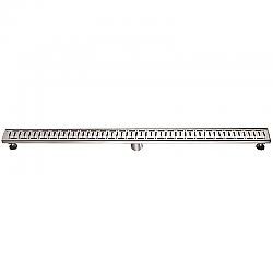 DAWN LLE470304 THE LOIRE RIVER IN FRANCE SERIES 47 INCH SHOWER LINEAR DRAIN - POLISHED SATIN