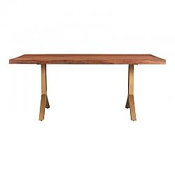 MOE'S HOME COLLECTION BV-1019-03 TRIX 70 INCH  DINING TABLE IN WALNUT BROWN
