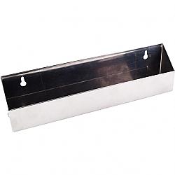 HARDWARE RESOURCES TOSS11-REPL 11 INCH STAINLESS STEEL TIP-OUT TRAY FOR SINK FRONT ORGANIZER - STAINLESS STEEL