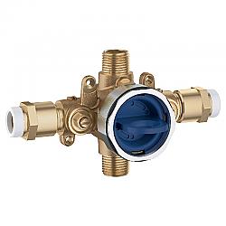 GROHE 35111000 GROHSAFE 4 7/8 INCH PRESSURE BALANCE ROUGH-IN VALVE WITH PEX CRIMP OUTLETS