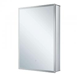 FINE FIXTURES AME2030-R AURA 20 INCH X 30 INCH RIGHT HAND ALUMINUM MEDICINE CABINET WITH FRAMED LED