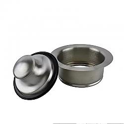 STRICTLY SDF 3-1/2 INCH STAINLESS STEEL GARBAGE DISPOSAL STOPPER WITH FLANGE