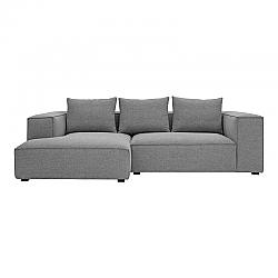 MOE'S HOME COLLECTION WB-1010-03 98 INCH BASQUE SECTIONAL LEFT IN BROWN