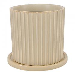 MOE'S HOME COLLECTION VZ-1034-34 7 INCH KUHI PLANTER SMALL IN LIGHT BEIGE