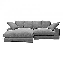 MOE'S HOME COLLECTION TN-1004-15 106 INCH PLUNGE SECTIONAL IN ANTHRACITE GRAY