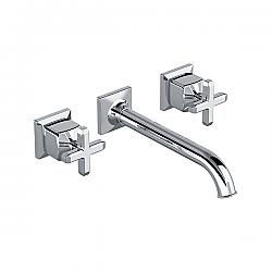 ROHL TAP08W3XM APOTHECARY WALL MOUNT BATHROOM FAUCET TRIM WITH CROSS HANDLE