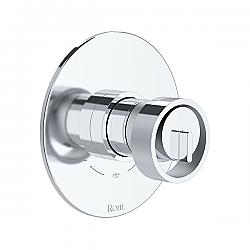ROHL TEC44W1IW ECLISSI 1/2 INCH THERMOSTATIC AND PRESSURE BALANCE TRIM WITH 2 FUNCTIONS (NO SHARED) WITH WHEEL HANDLE