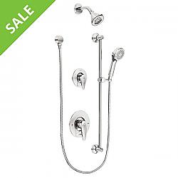 SALE! MOEN T9342EP15 COMMERCIAL ECO-PERFORMANCE POSI-TEMP TRANSFER PRESSURE BALANCE SHOWER PACKAGE IN CHROME