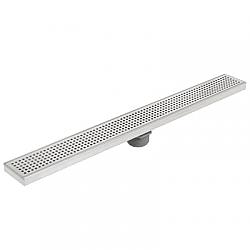 MISENO MNO36LD 36 INCH PATTERN GRATE LINEAR SHOWER DRAIN - STAINLESS STEEL